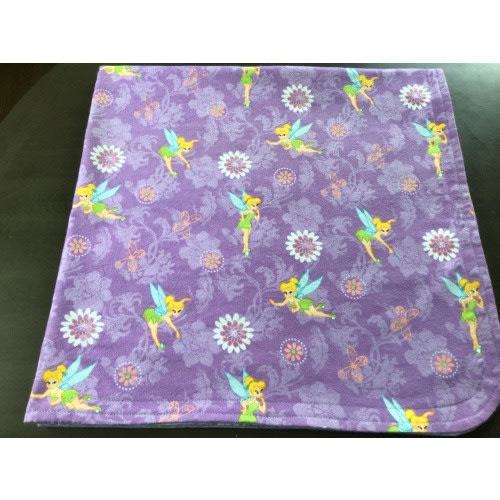 New Double Sided Tinkerbell Flannel Baby Blanket