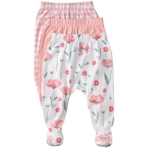 Butterblu Fallon 3-Pack Footed Pants 100% Organic Cotton