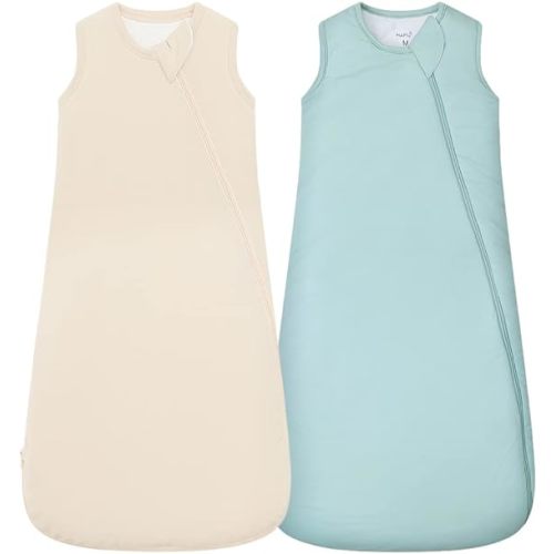 HAPIU Unisex Baby Sleep Sack TOG 1.0 - Sage & Oat - 0-6 months