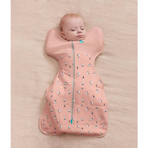 Swaddle Up™ 2.5 TOG Organic Cotton/Merino Wool Rose Lamb's Best Friend