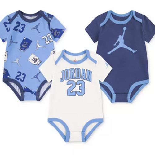Baby Boy 3-Pack Short-Sleeve Jersey Bodysuits