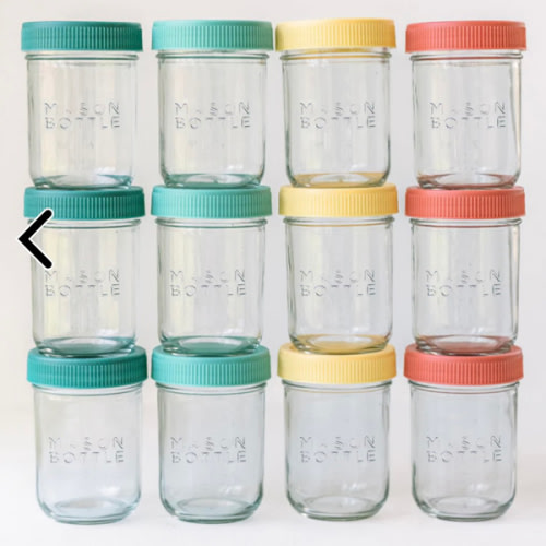 Breastmilk Storage Jar Set – Mason Bottle