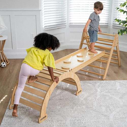 Hazel Foldable Pikler Triangle Ladder | Indoor Playset | Avenlur