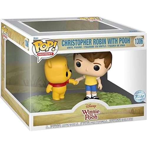 Funko Winnie The Pooh Christopher Robin with Pooh Holding Hands HT Expo 2022 Pop Moment 1306