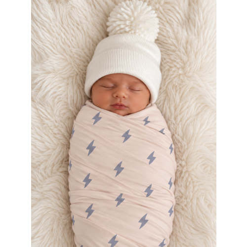 Stretch Swaddle, Lightning Bolt – SpearmintLOVE