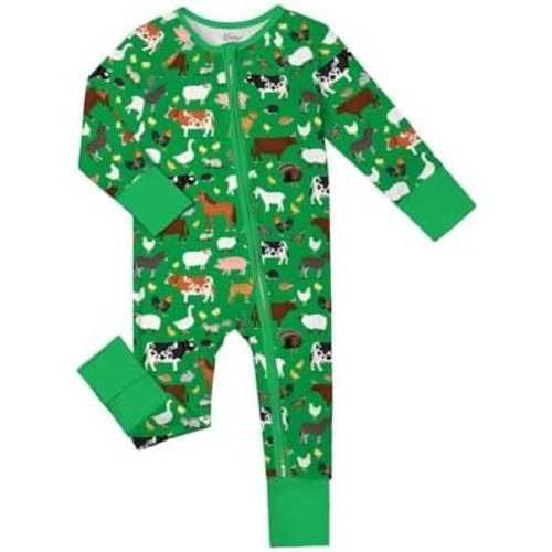 Weiwei Pajamas for Baby Boys & Girls Footies, Viscose from Bamboo Baby Romper, Baby Sleepers, 2-Way Zippy PJs, YKK