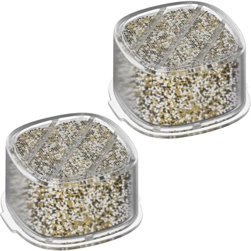 Baby Bath Tub Filter Device Cartridge Compatible with All Canopy Bath Tub Showerheads, Water Softener Filter for Hard Water, Reduce Chlorine and Harmful Substances, 2 Pack