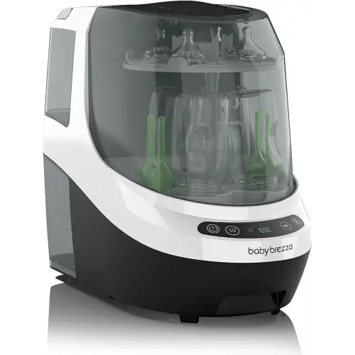 Baby Brezza Bottle Washer Pro Bottle Washer, Sterilizer & Dryer- No Sink Hookup, All-in-One Cleaner for Bottles, Parts & Sippy Cups-Fast, Effortless, Time-Saving Cleaning with No Hand Washing Required