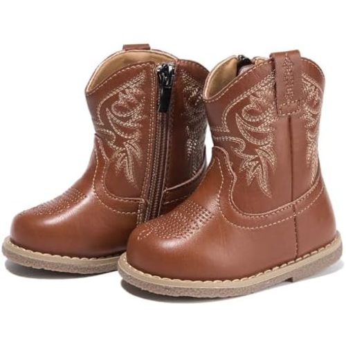 Toddler Baby Cowboy Cowgirl Boots Infant Western Shoes All Season