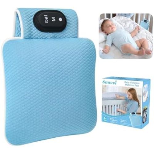 Baby Sleep Soother with 3 Vibration Modes & Timer – Portable Vibrating Sleep Aid for Cribs, Strollers, Travel | 90-Min Auto-Off, Gentle Calming for Babies