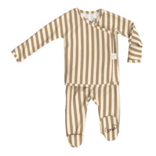 Footie - Toffee Twist – Bonsie Skin to Skin Babywear