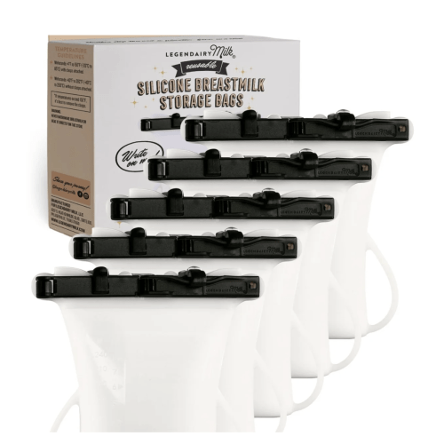 Reusable Silicone Breastmilk Storage Bags | Legendairy Milk
