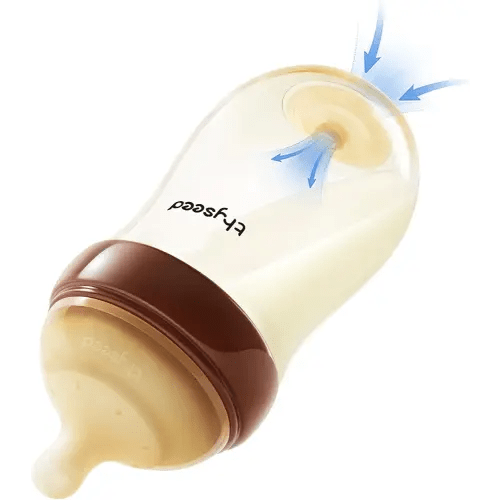Thyseed PPSU Natural Anti-Colic Baby Bottles | Newborn Breast Like Nursing Bottle for Breastfed Babies with Nipple (0+ Months),8oz,1pack