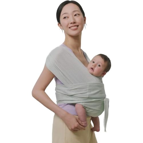 Konny Baby Wrap Carrier Flex AirMesh for Newborn Baby Sling Carrier