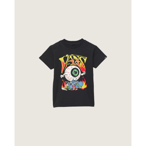 Little Kids Eyeball T-Shirt in Black | Vans