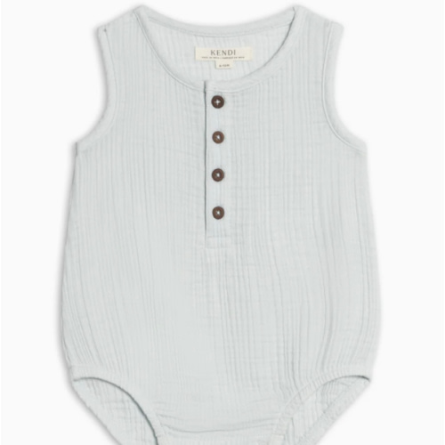 Bowie Muslin Bubble Romper