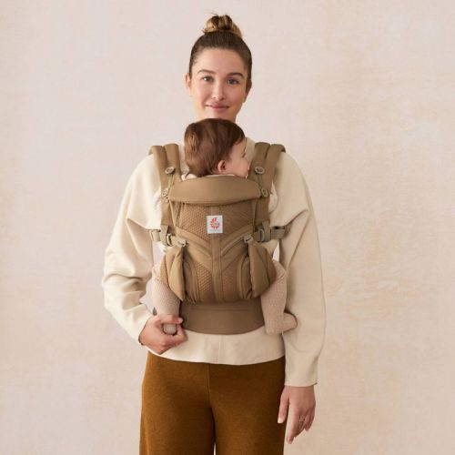 Ergobaby Omni Classic All Carry Positions Breathable Standard Baby Carrier for Newborn to Toddler - Camel