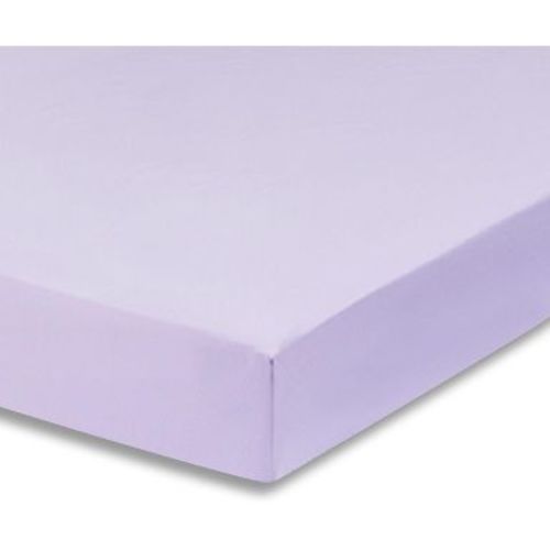 Everyday Kids Fitted Crib Sheet, 100% Soft Breathable Microfiber Baby Sheet, Fits Standard Size Crib Mattress 28in x 52in, Purple Nursery Sheet
