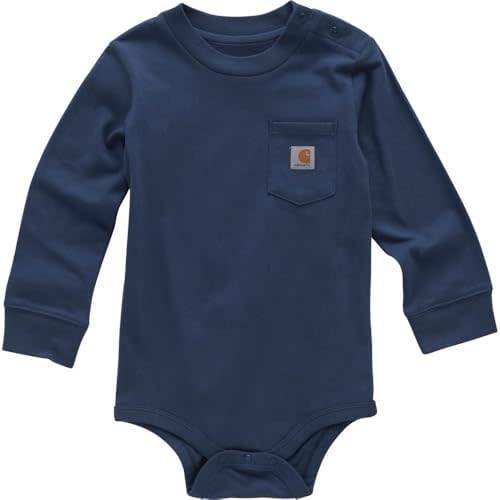 Carhartt Kid's CA5002 Long-Sleeve Pocket Bodysuit