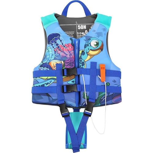 Neoprene Toddler Swim Vest for Children, Kids Swim Jacket Toddler Floaties