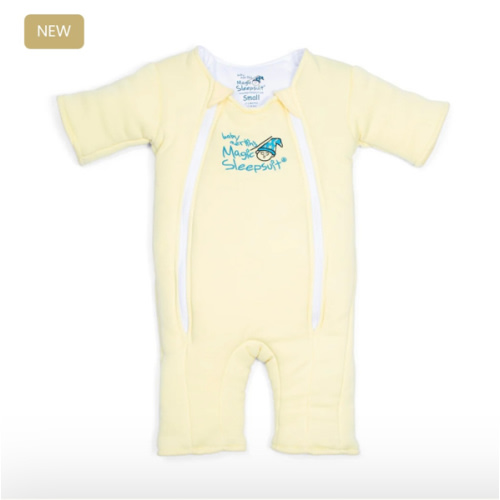 Yellow Baby Merlin’s Magic Sleepsuit – Soft Microfleece Infant Sleep Solution