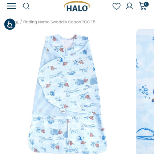 Blue Finding Nemo Swaddle | HALO