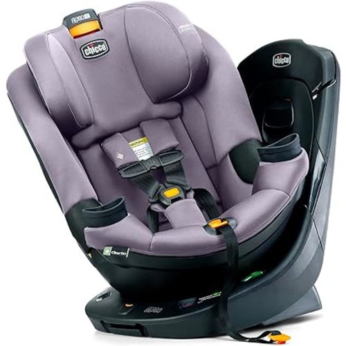 Chicco Fit360® SE ClearTex® Rotating Convertible Toddler Car Seat with 360 Degree Rotation for Rear-Facing and Forward-Facing Usage (No Infant Insert Included) | Lupine/Purple