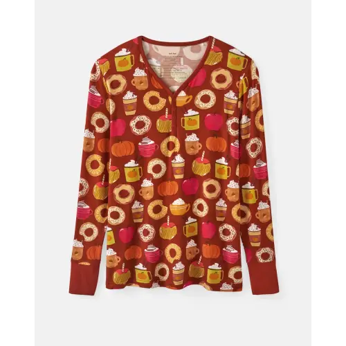 Harvest Sweets Women's Long Sleeve Pajama Top