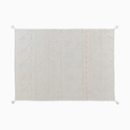 Lorena Canals Tribu Washable Rug - Natural, 4’ 7” X 6’ 7”