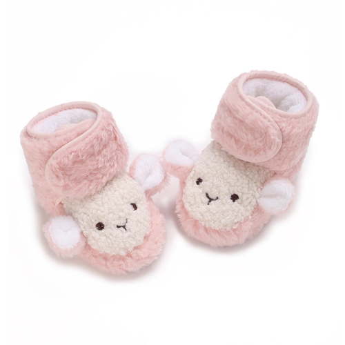 Hipattires Preemies Shoes Fleece Casual Pink Under $5 Winter Shoes for Boys and Girls Cute