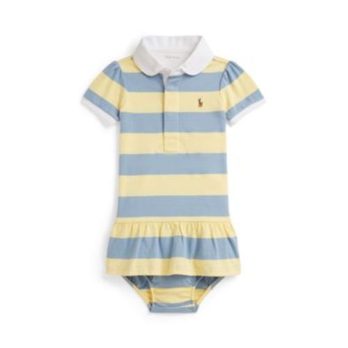 Baby Girls' Striped Rugby Dress and Bloomer