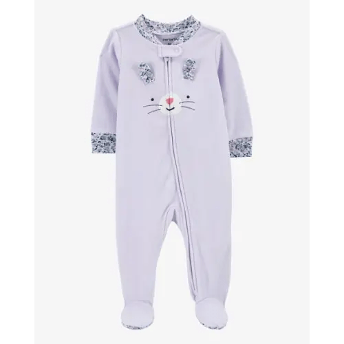 Baby Bunny Fleece Zip-Up Footie Sleep & Play Pajamas - Carter's | Carter's