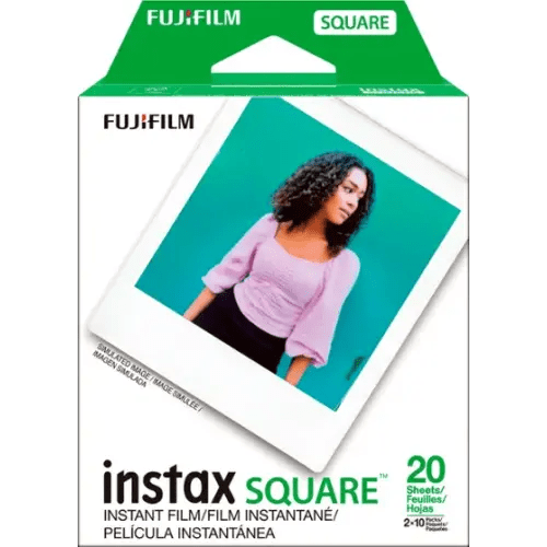 Fujifilm - instax SQUARE Instant Film Twin Pack - White Frame