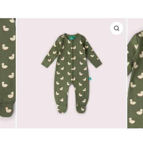 Olive Ducks Organic Babygrow – Little Green Radicals