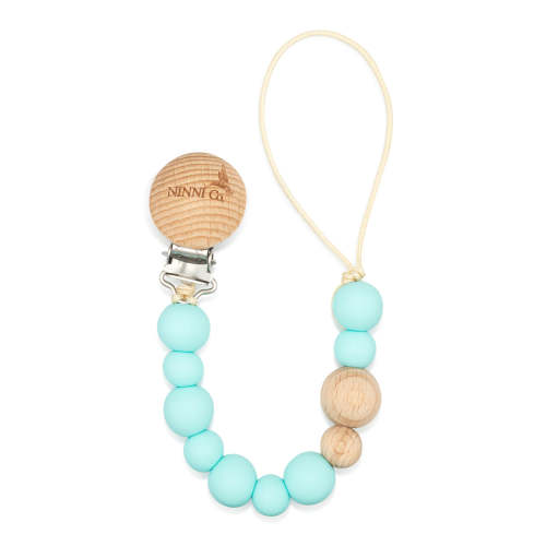 Ninni Co. Ocean Blue Pacifier Clip
