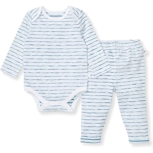 Burt's Bees Baby Unisex Bodysuit and Pant Set, 100% Organic Cotton