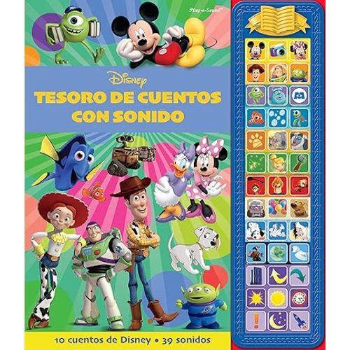 TESORO DE CUENTOS CON SONIDOS DISNEY SD TREASURY Hardcover – January 1, 2023