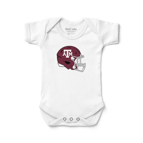 Newborn & Infant Chad & Jake White Texas A&M Aggies Bodysuit