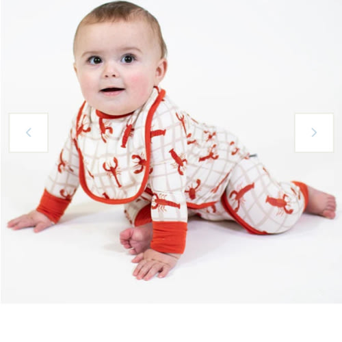 Convertible Zip Pajamas - Crawfish – Goosies
