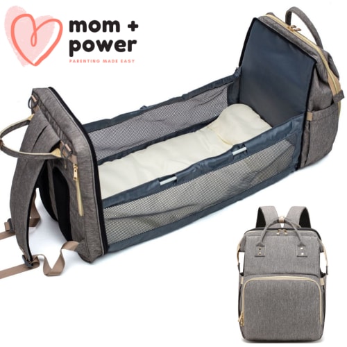 2-In-1 Diaper Bag with Portable Changing Bed | Mom Power™
– Mom Power Co