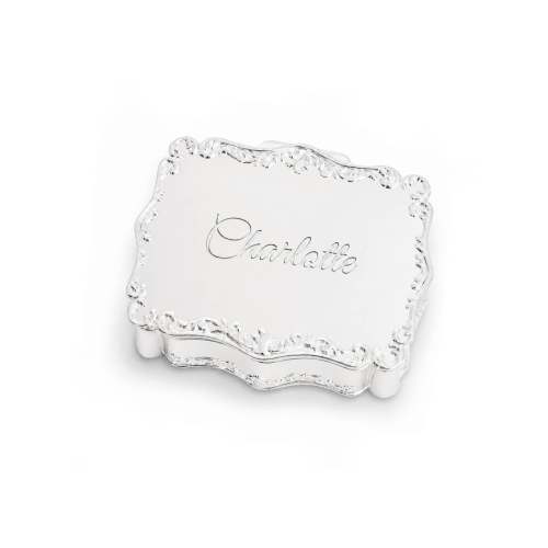 Personalized Name Jewelry Box for Girls | Custom Keepsake Gift – Cherished Moments Jewelry