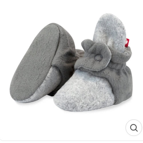 Zutano Cozie Fleece Stay-On Baby Bootie Slipper