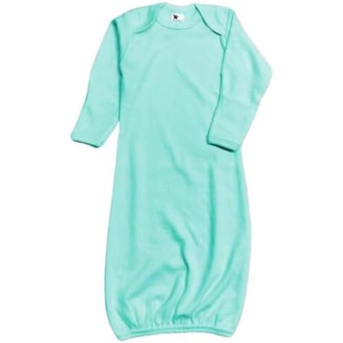 Laughing Giraffe Baby Infant Blank Long Sleeve Sleeper Gown with Mitten Cuffs