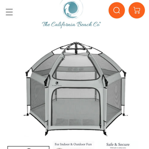 Camping Playpen for Babies & Toddlers | Cali Beach – The California Beach Company