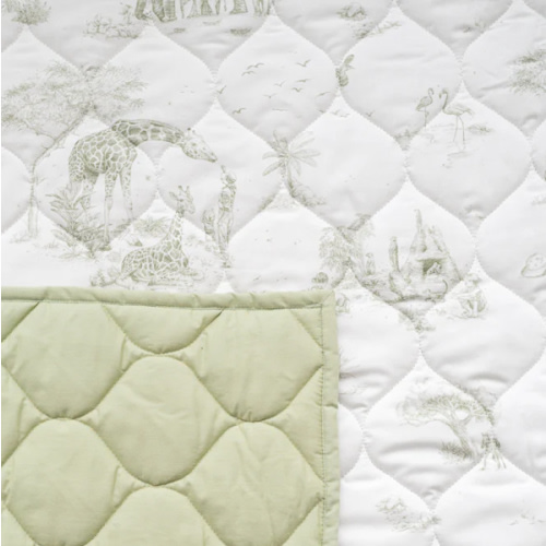 Safari Toile Quilted Playmat