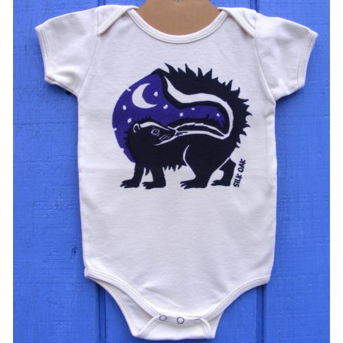 Midnight Skunk Organic Infant Bodysuit