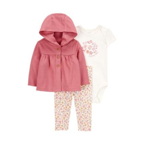 Baby Girls Cardigan and Bodysuit Set