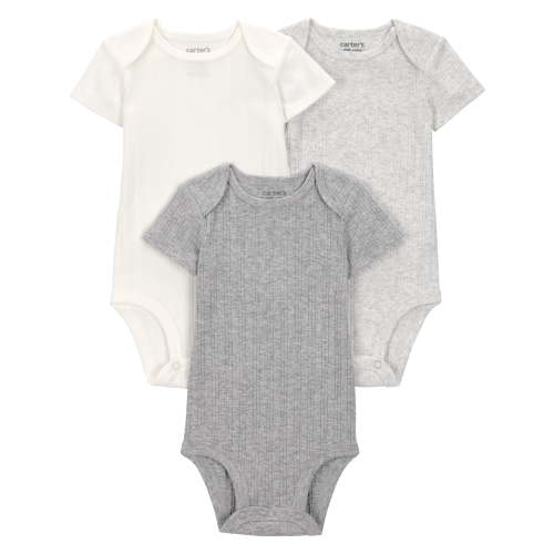 Carter's Child of Mine Baby Bodysuits, 3-Pack, Sizes Preemie-24 Months