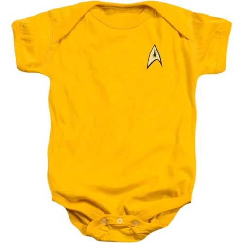 Infant: Star Trek- Command Uniform Infant Onesie Size 12 Mos