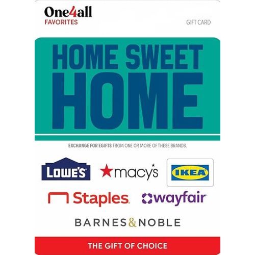 Multi-Brand Choice Home Sweet Home Gift Card